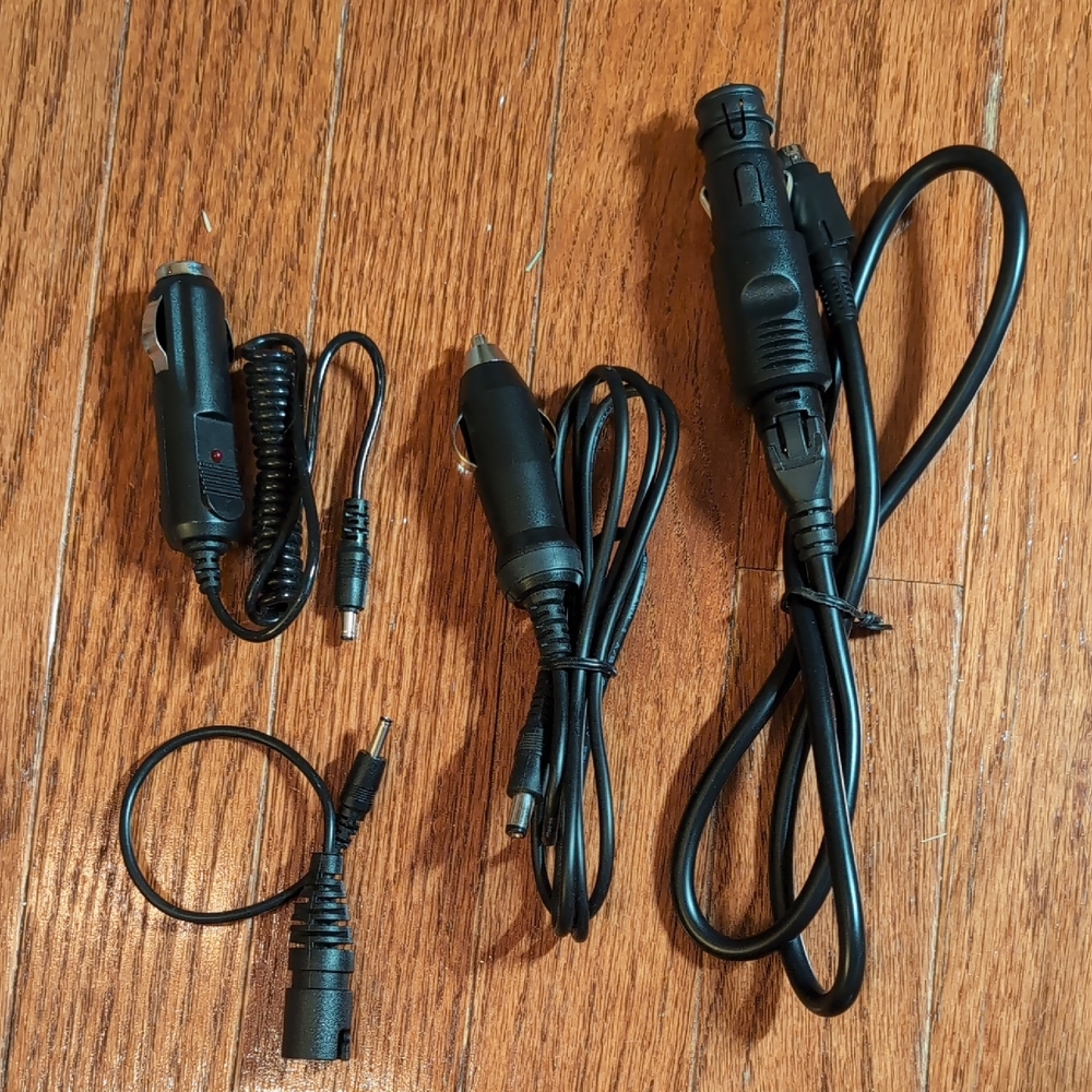 Bundle of Car Charger Cables and Adapters NEW